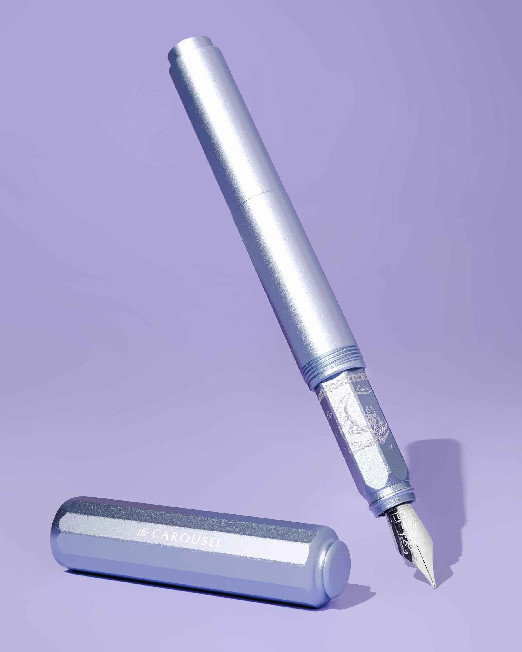Aluminum Carousel Fountain Pen - Harlequin Dream - Image 7