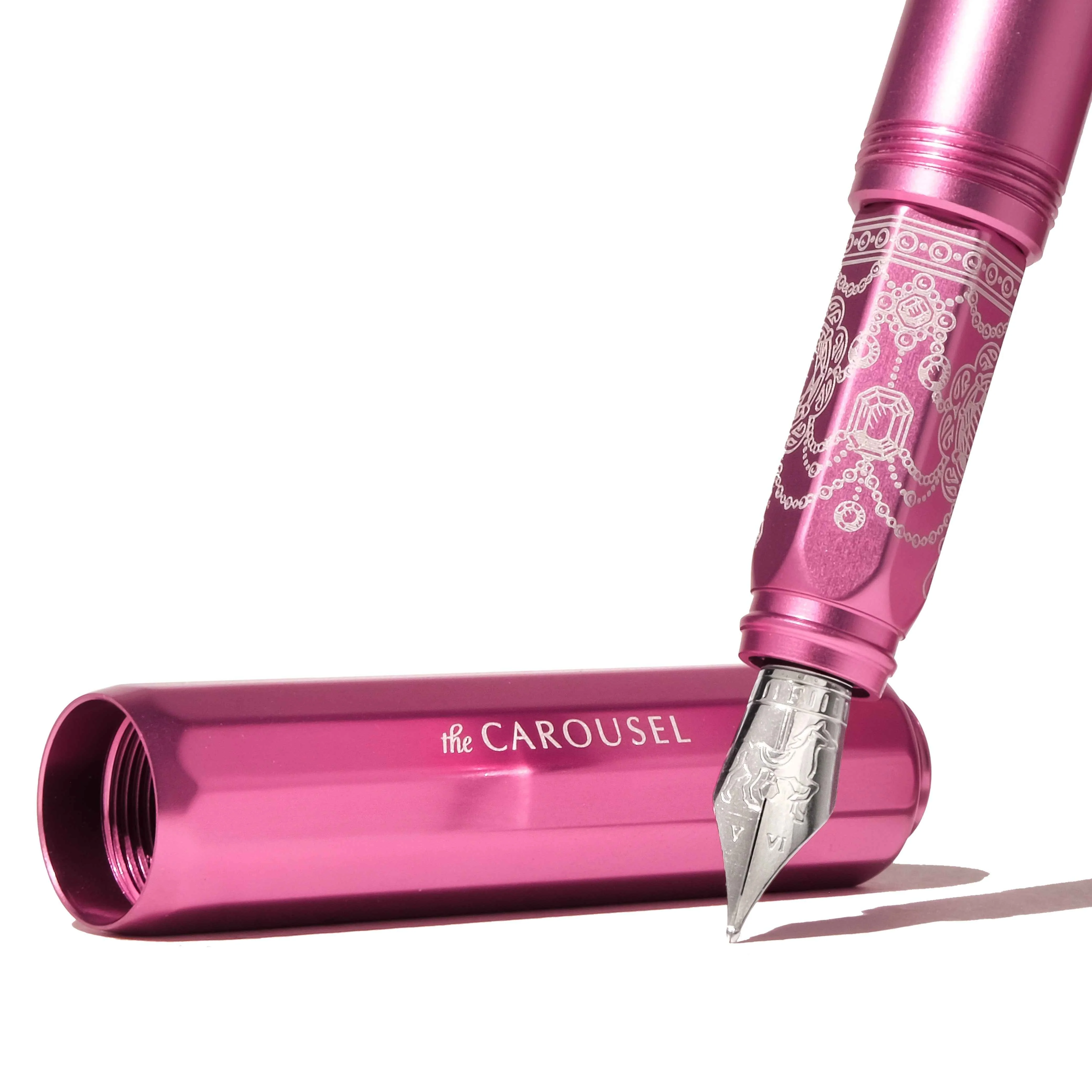 Honorary Edition | Aluminum Carousel Fountain Pen - Little Miss Jubilee - Image 2