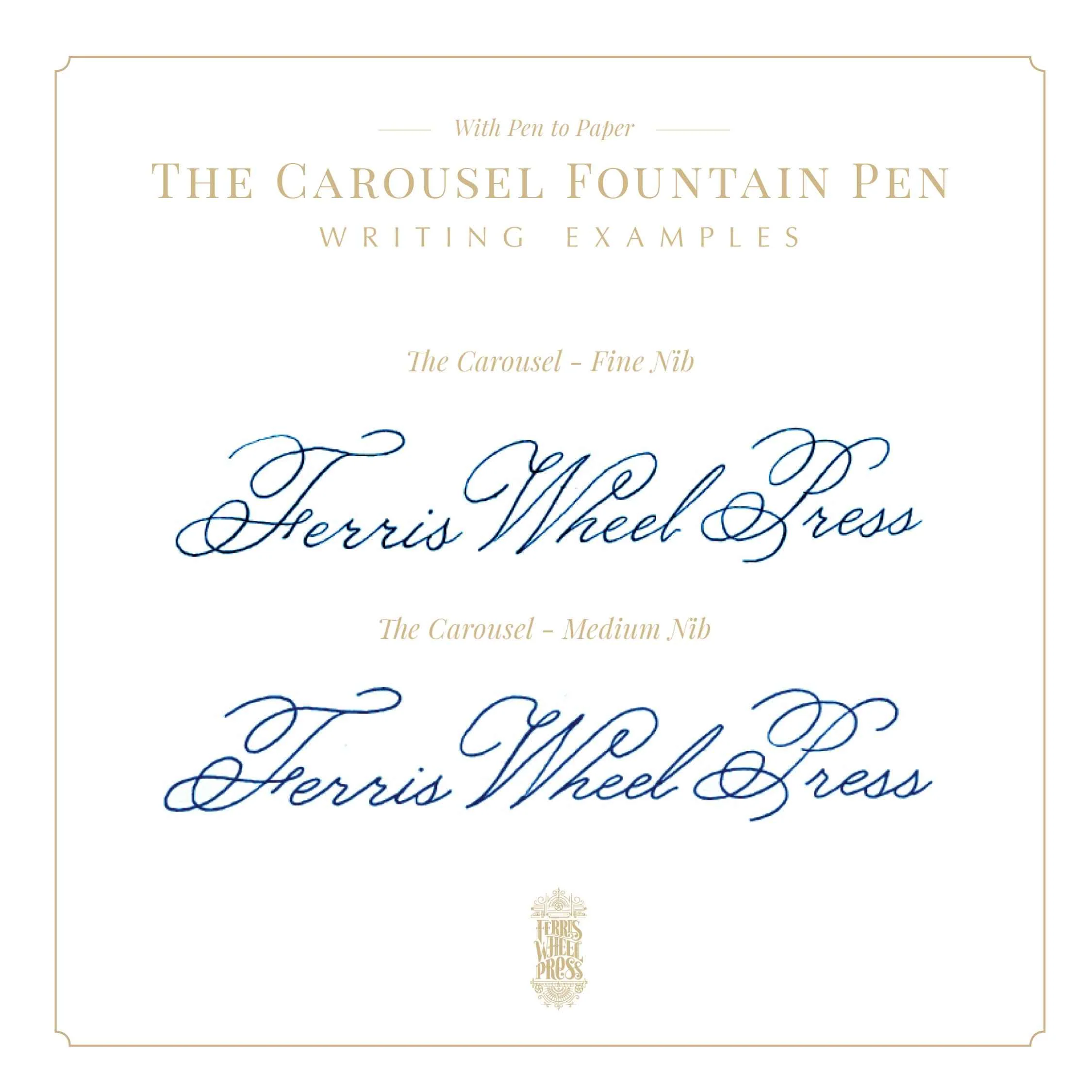 Honorary Edition | Aluminum Carousel Fountain Pen - Little Miss Jubilee - Image 8