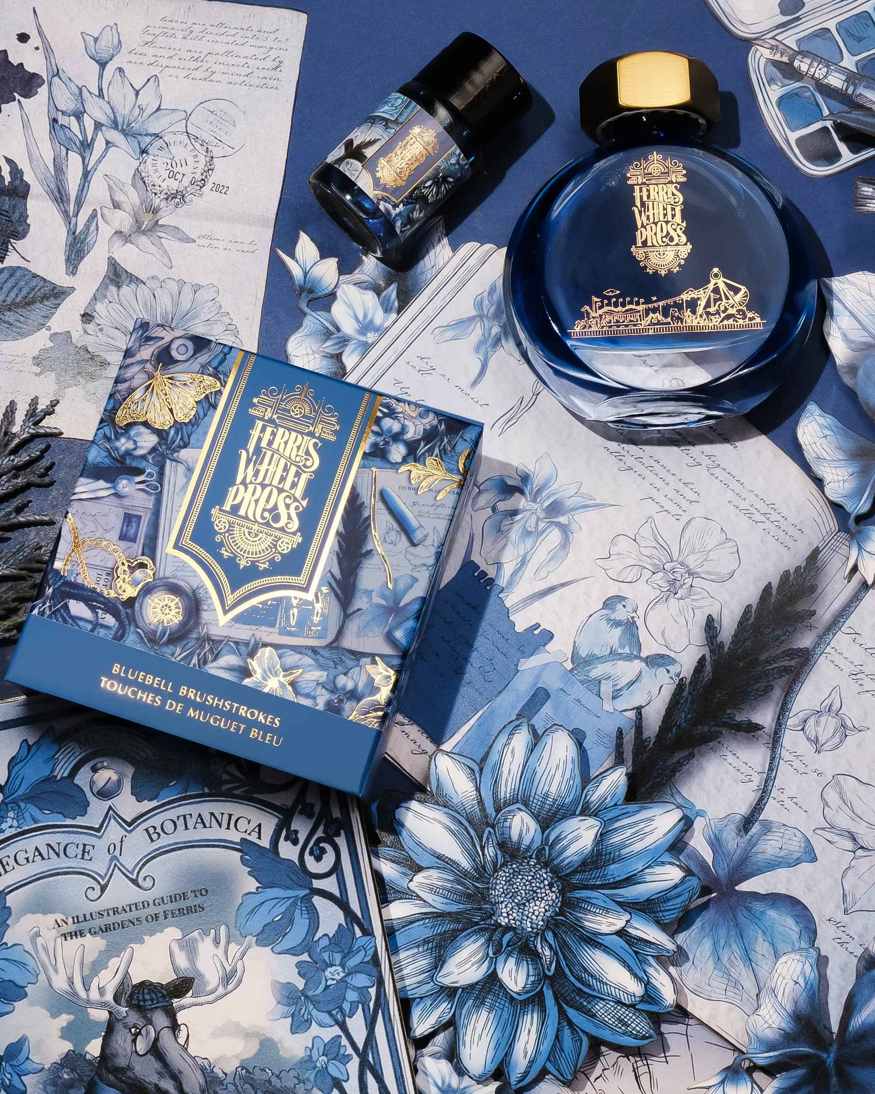 Everyday Collection | Bluebell Brushstrokes 10ml Ink - Image 4