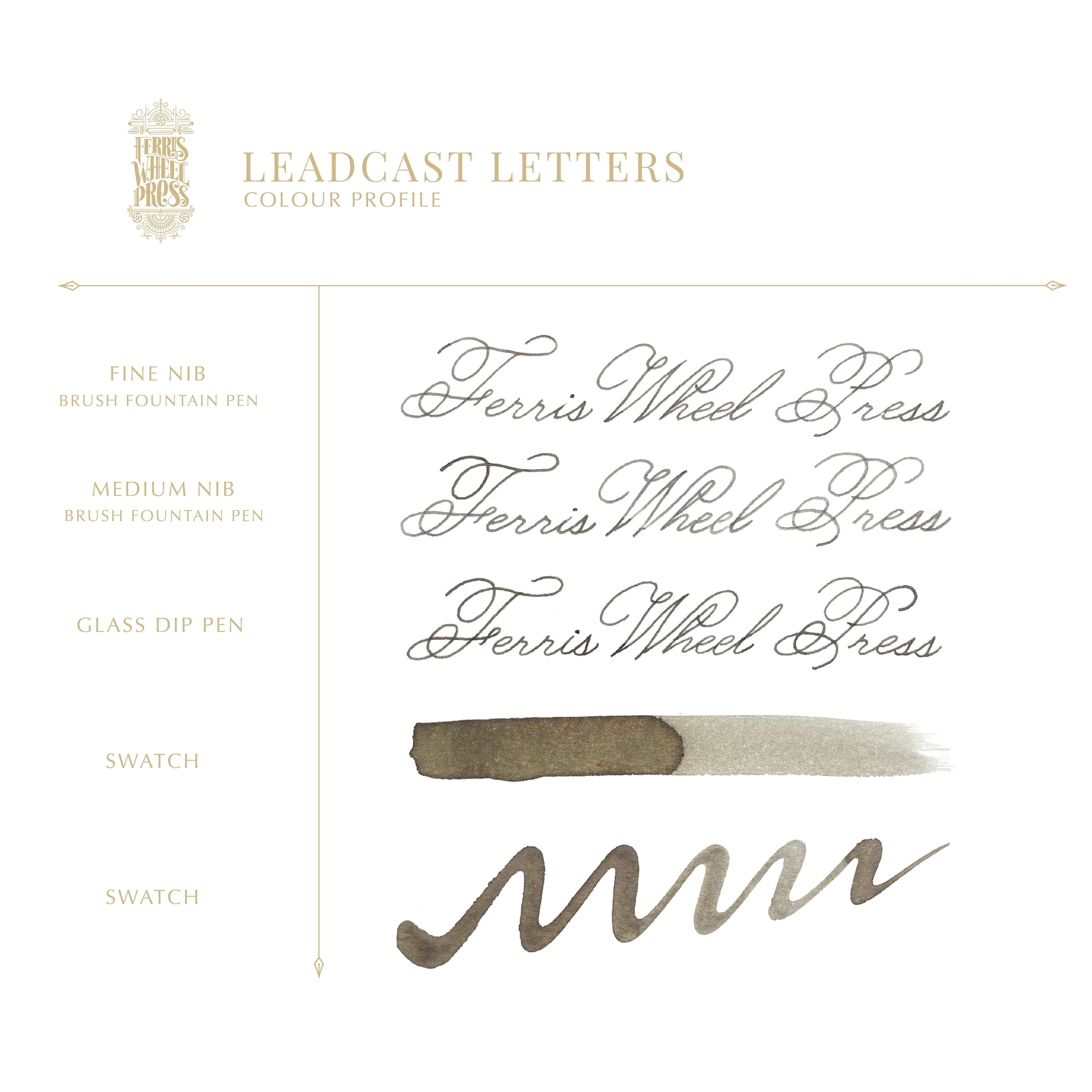 Everyday Collection | Leadcast Letters 10ml Ink - Image 3