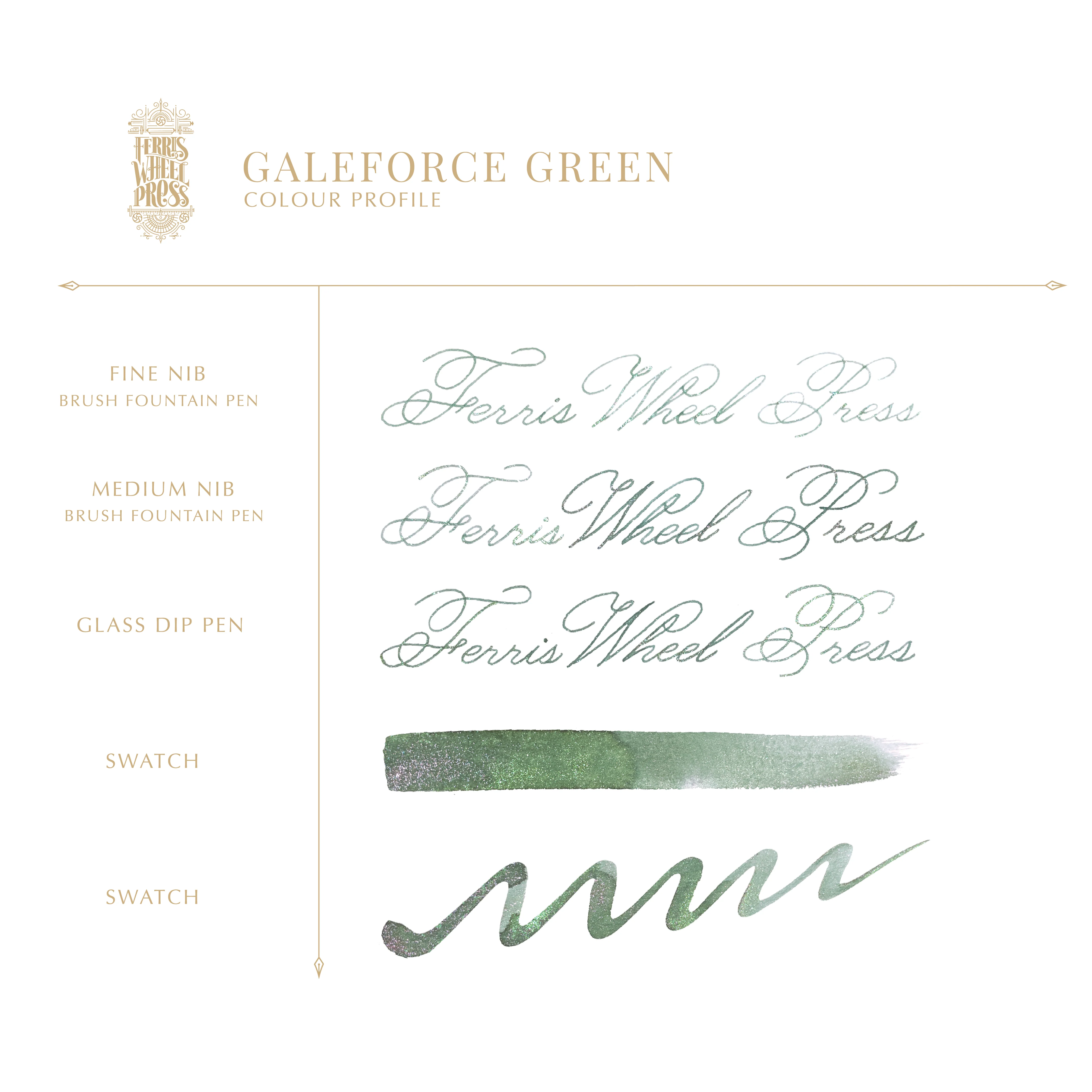 FerriTales | The Three Little Pigs | Galeforce Green 85ml Ink - Image 3