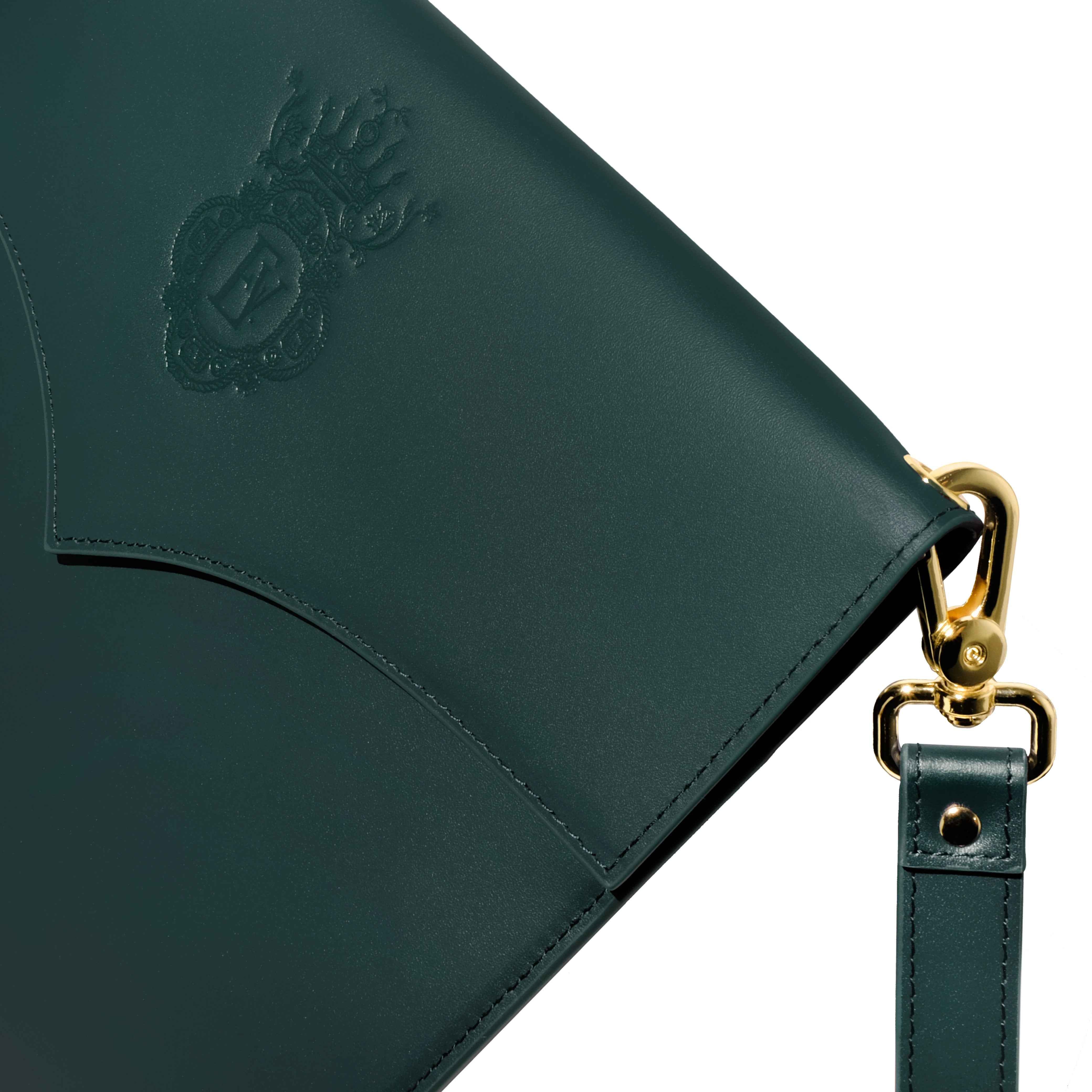 Leather Stationery Collection - The Pendant Folio A5 / Deep Teal - Image 8