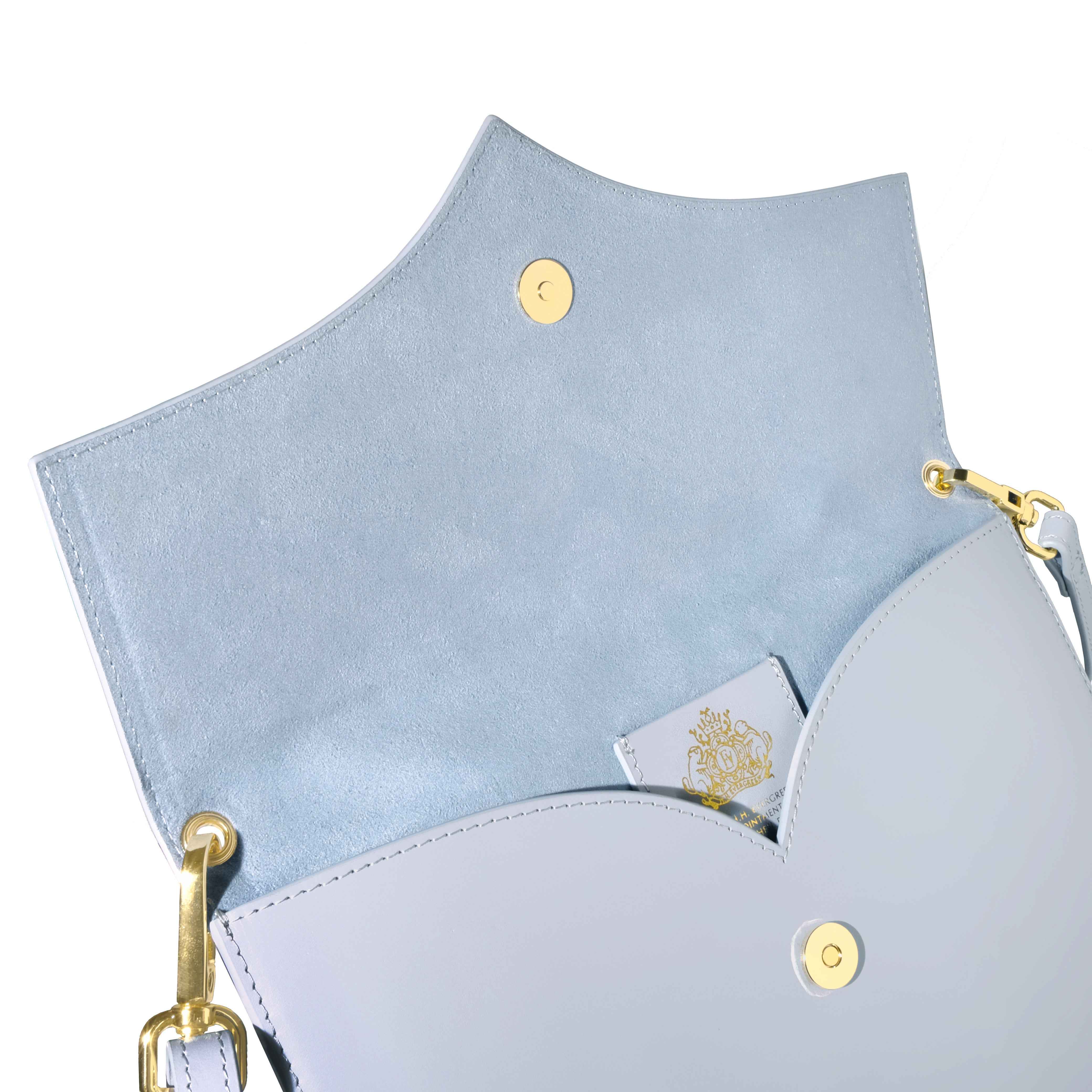 Leather Stationery Collection - The Pendant Folio A5 / Light Blue - Image 8