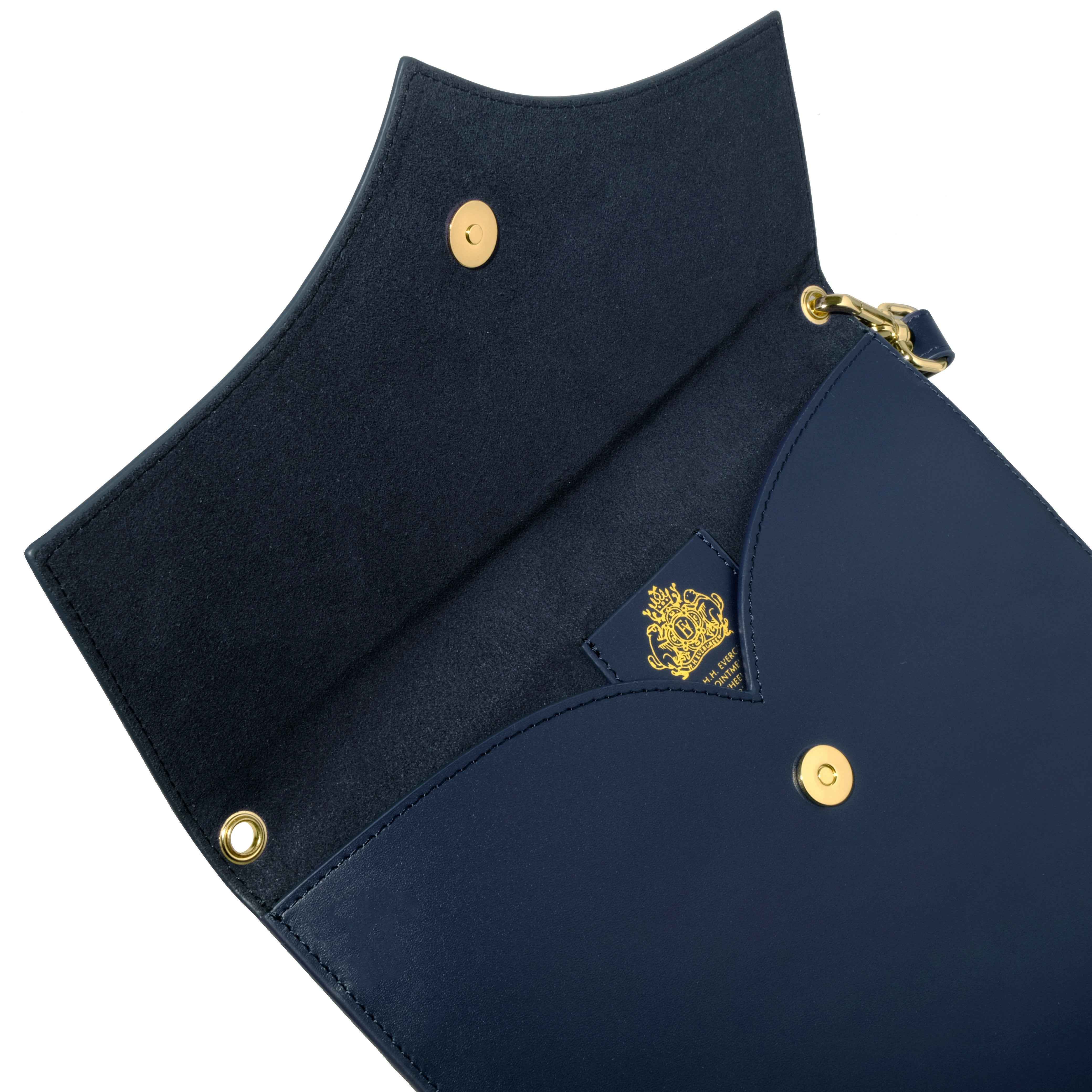 Leather Stationery Collection - The Pendant Folio A5 / Navy - Image 11