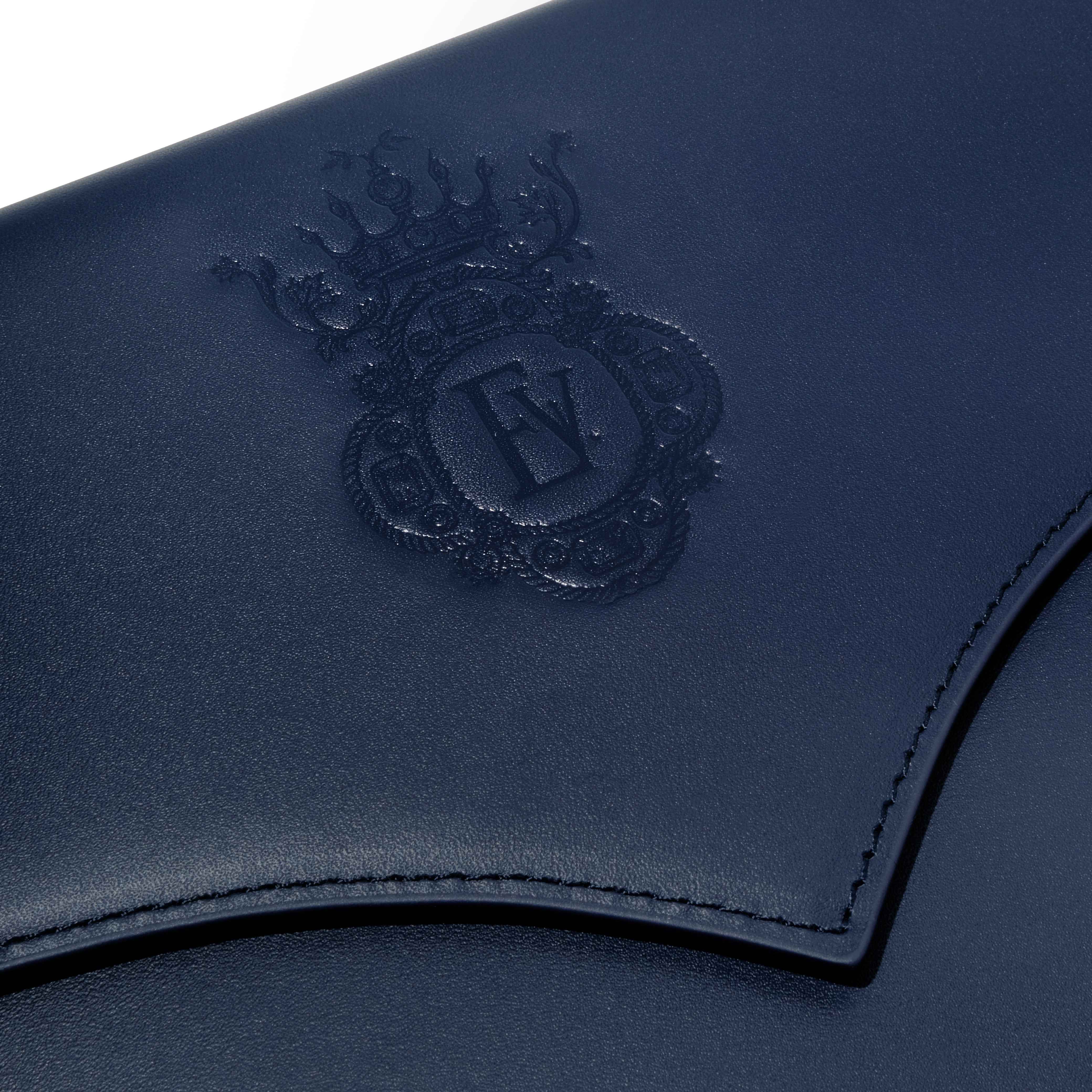 Leather Stationery Collection - The Pendant Folio A5 / Navy - Image 7