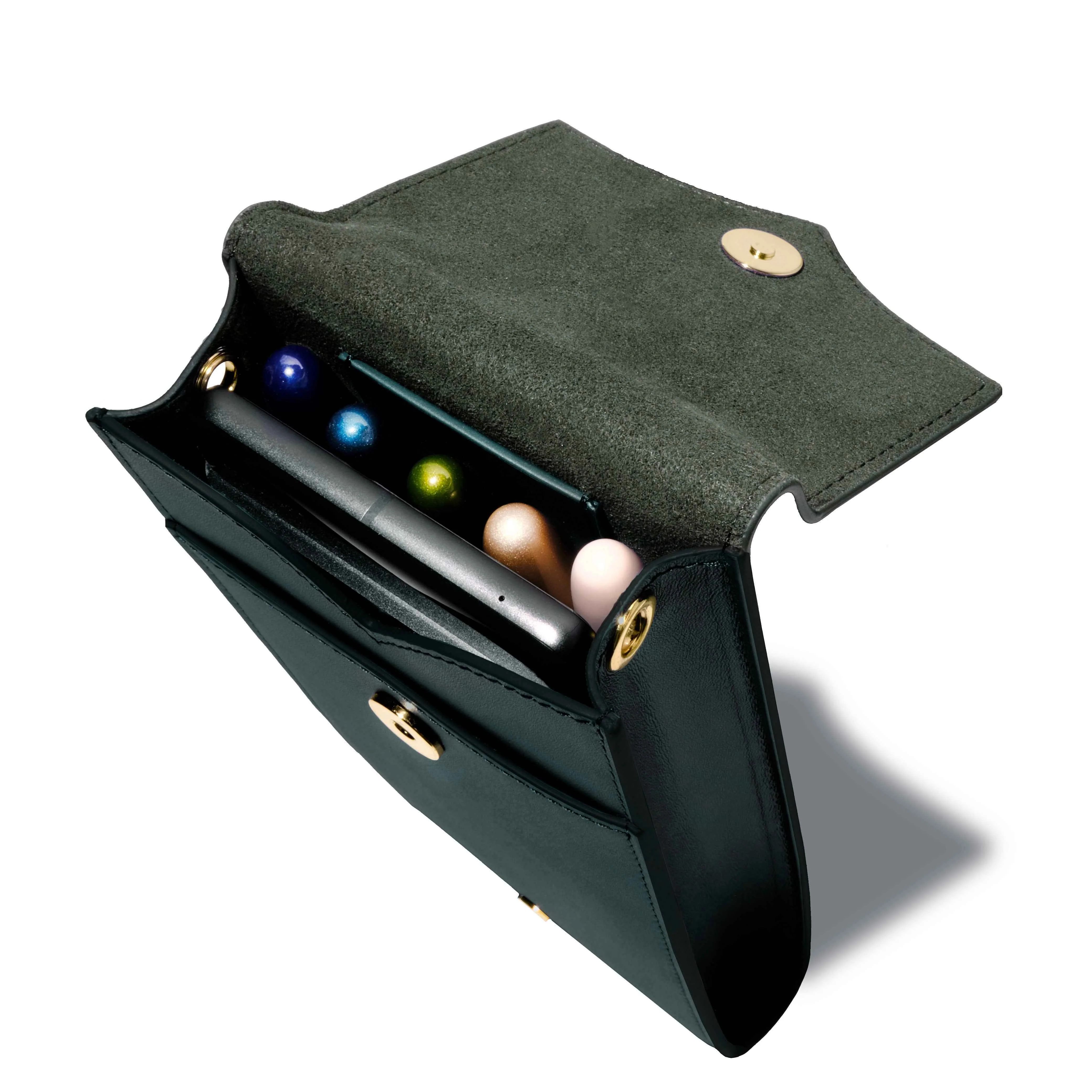 Leather Stationery Collection - The Pendant Purse / Deep Teal - Image 9