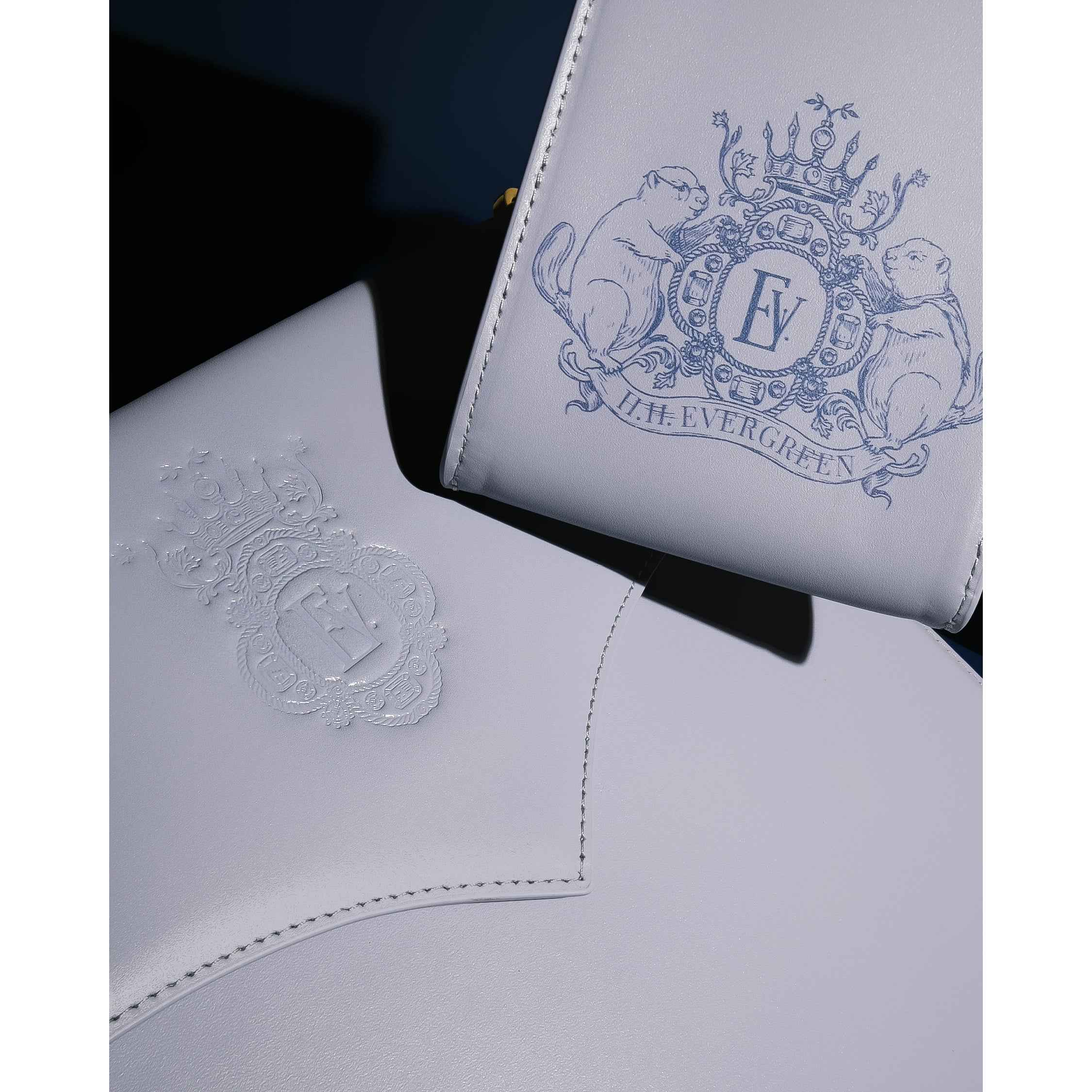 Leather Stationery Collection - The Pendant Purse / Light Blue - Image 13