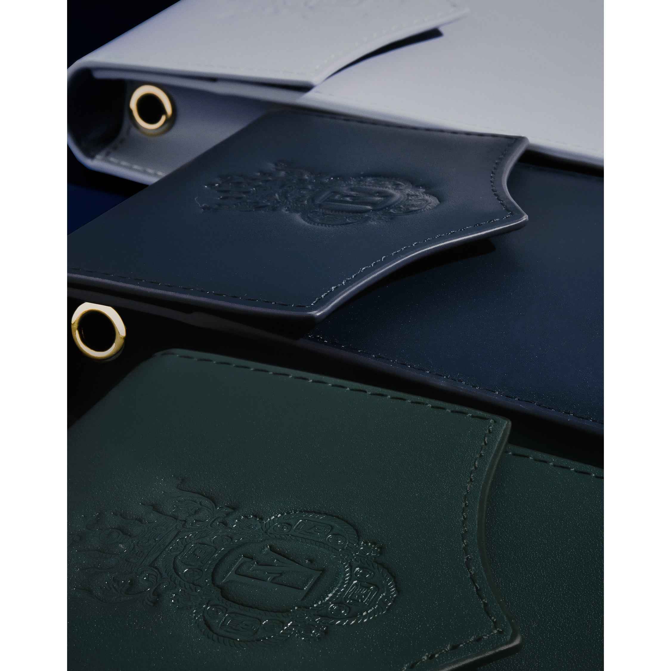 Leather Stationery Collection - The Pendant Purse / Light Blue - Image 14