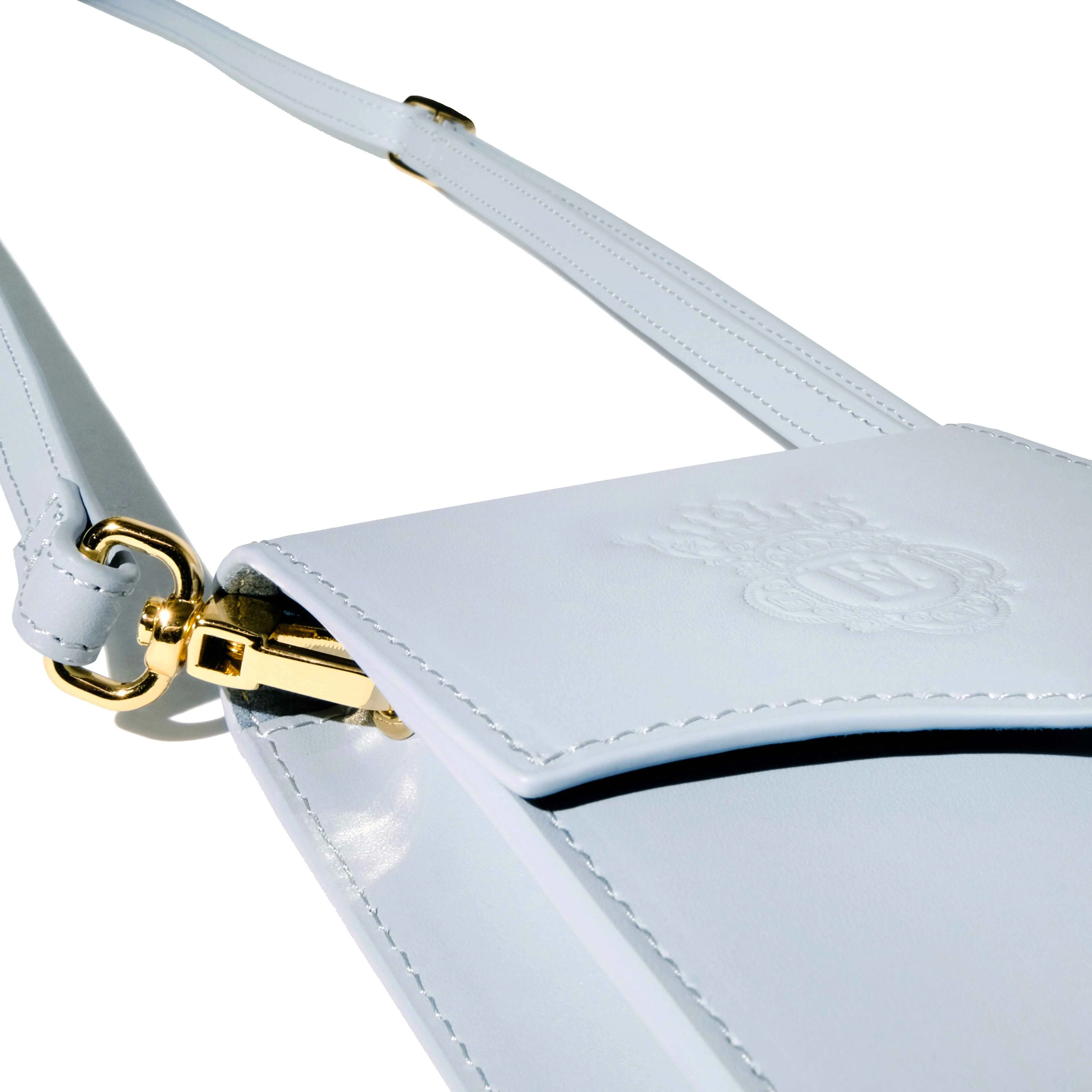 Leather Stationery Collection - The Pendant Purse / Light Blue - Image 7