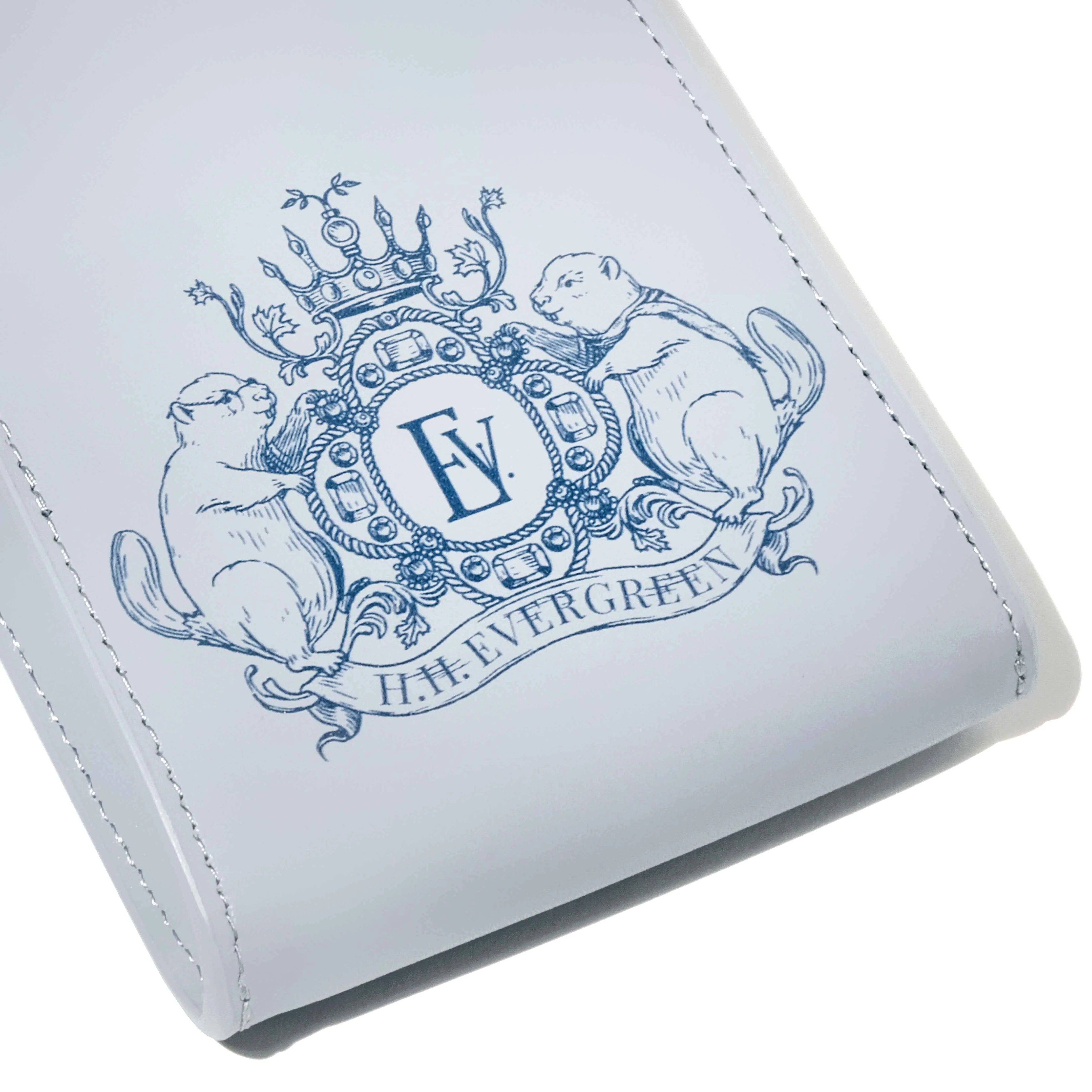 Leather Stationery Collection - The Pendant Purse / Light Blue - Image 8