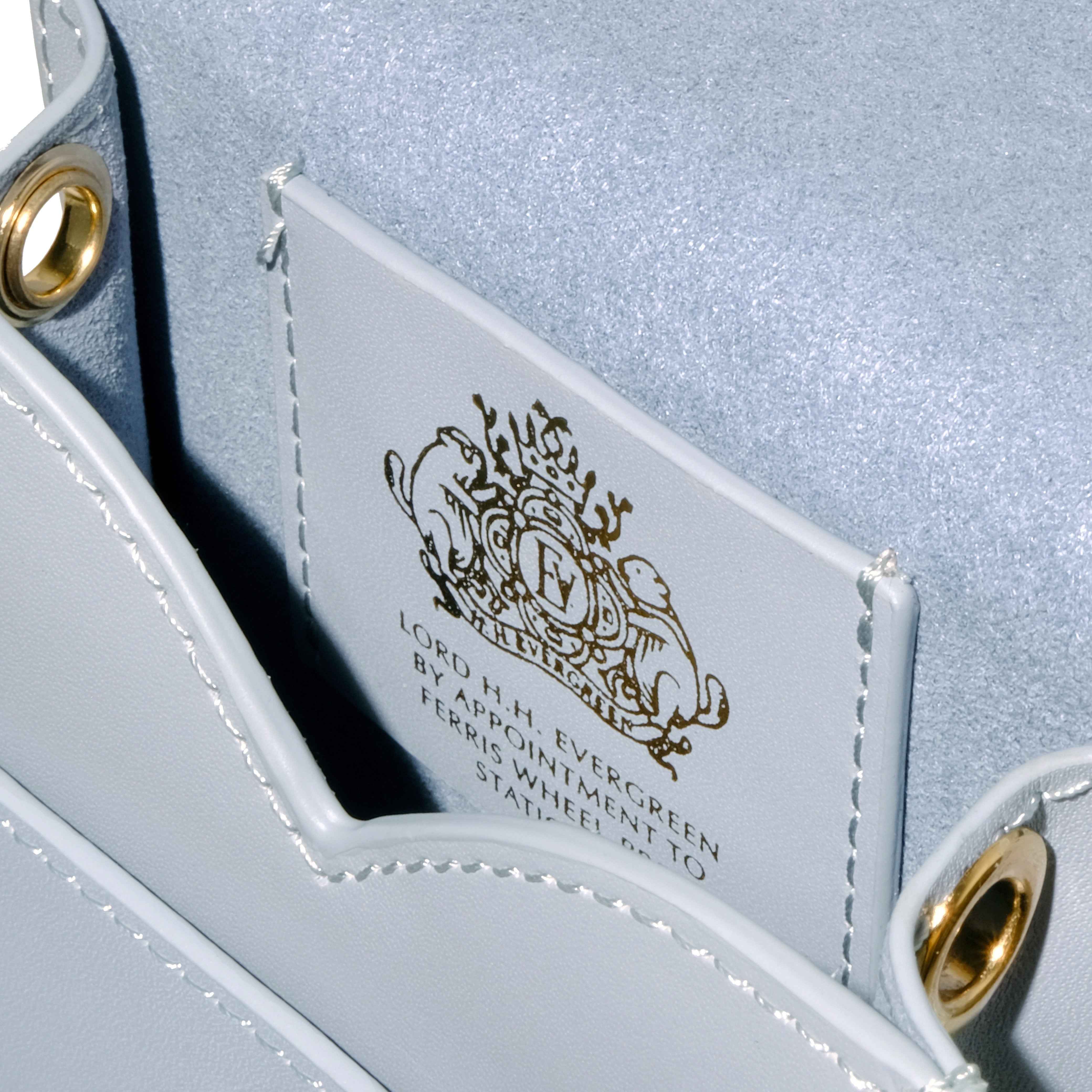 Leather Stationery Collection - The Pendant Purse / Light Blue - Image 9