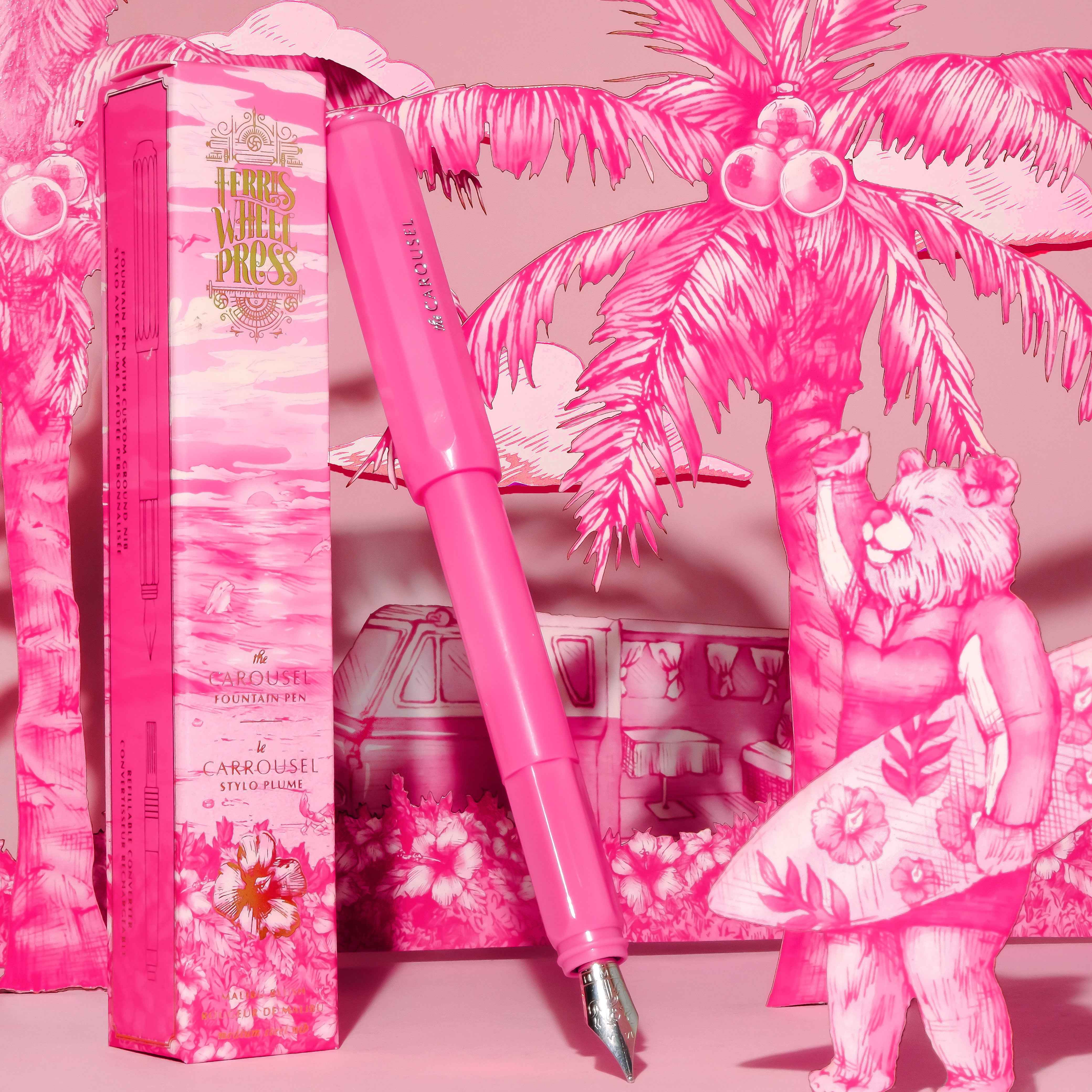 The Carousel Fountain Pen - Malibu Blush - Image 8