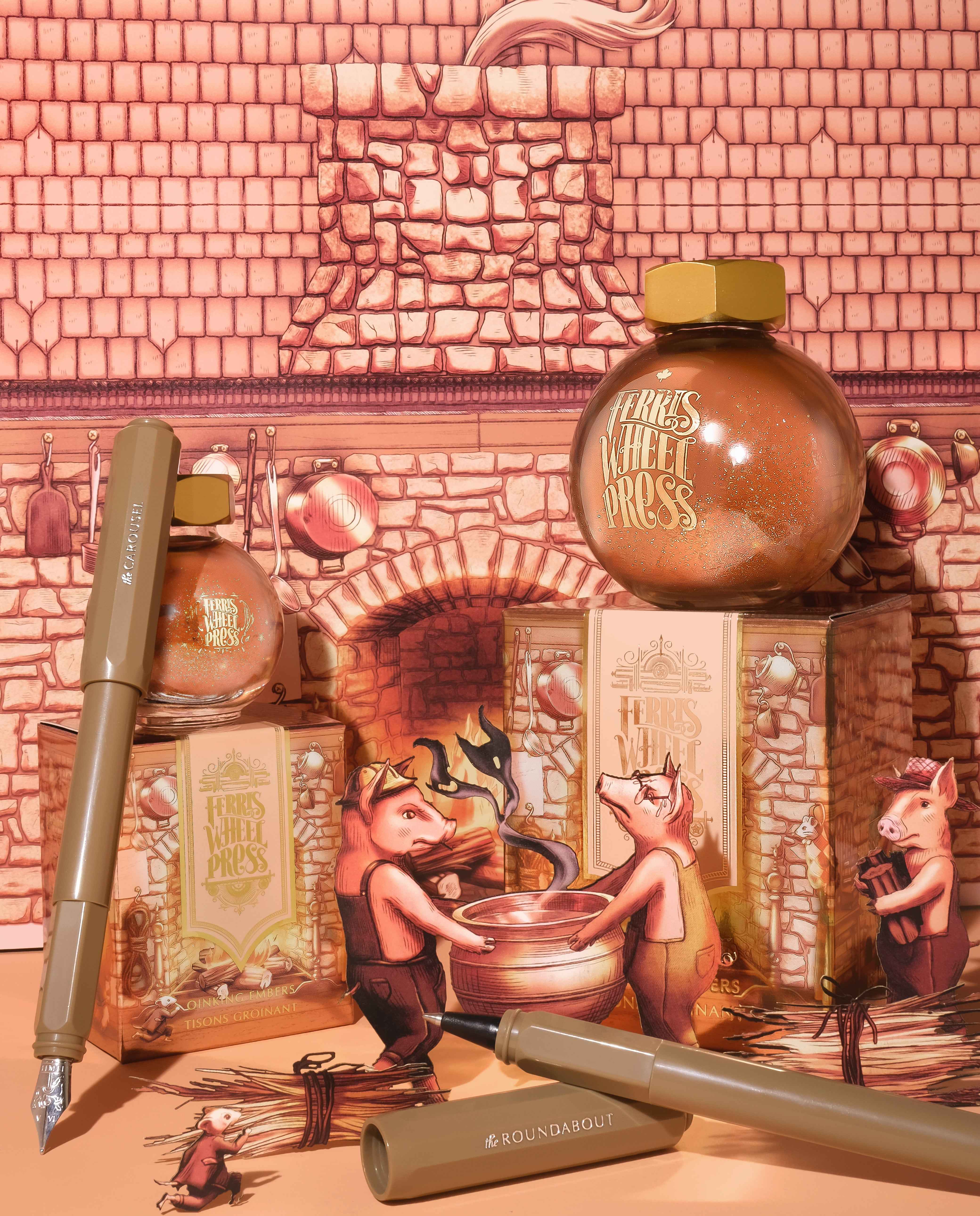 The Carousel Fountain Pen - Oinking Embers - Image 7