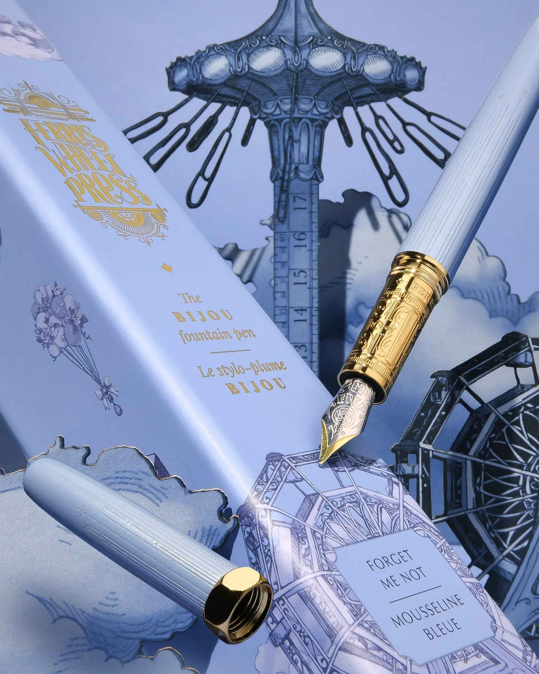The Bijou Fountain Pen - Forget Me Not - Image 12