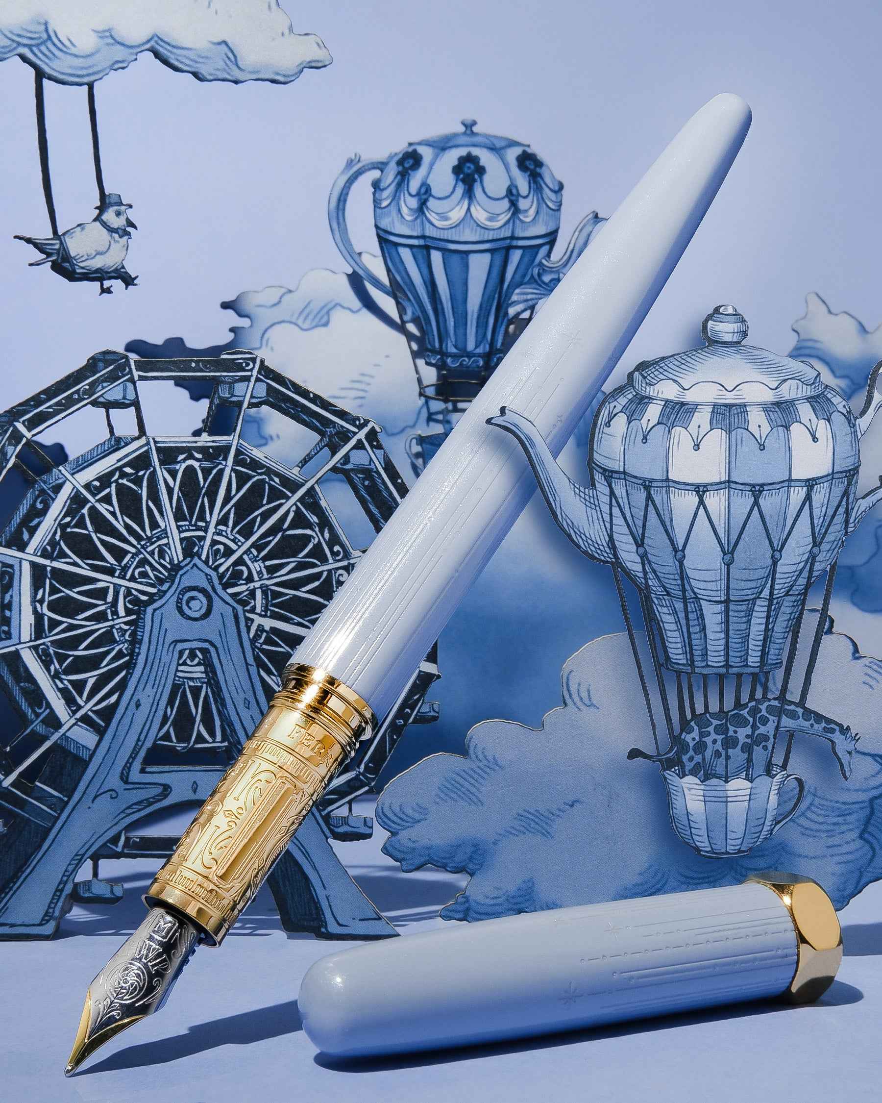 The Bijou Fountain Pen - Forget Me Not - Image 14