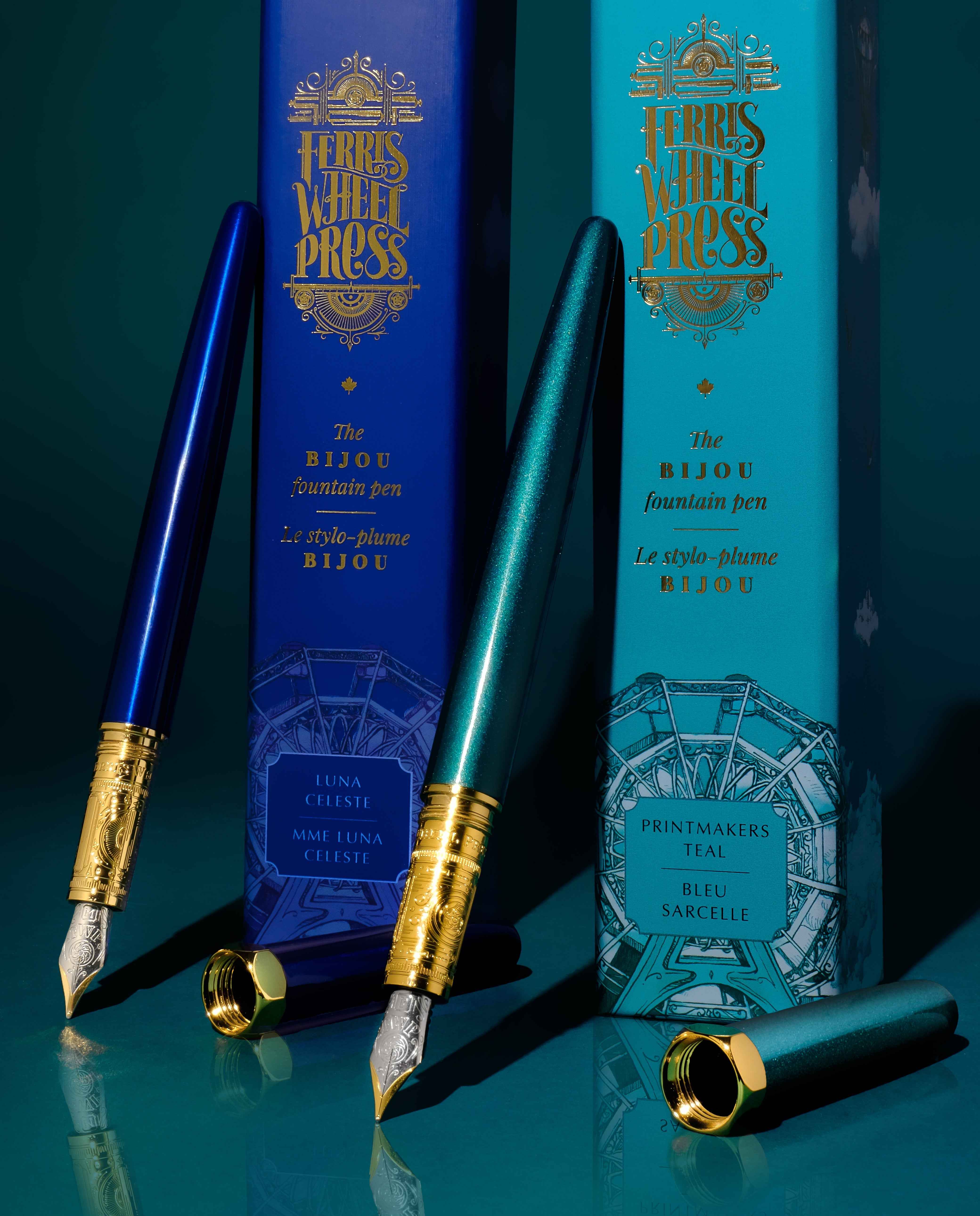 The Bijou Fountain Pen - Printmaker's Teal - Image 11