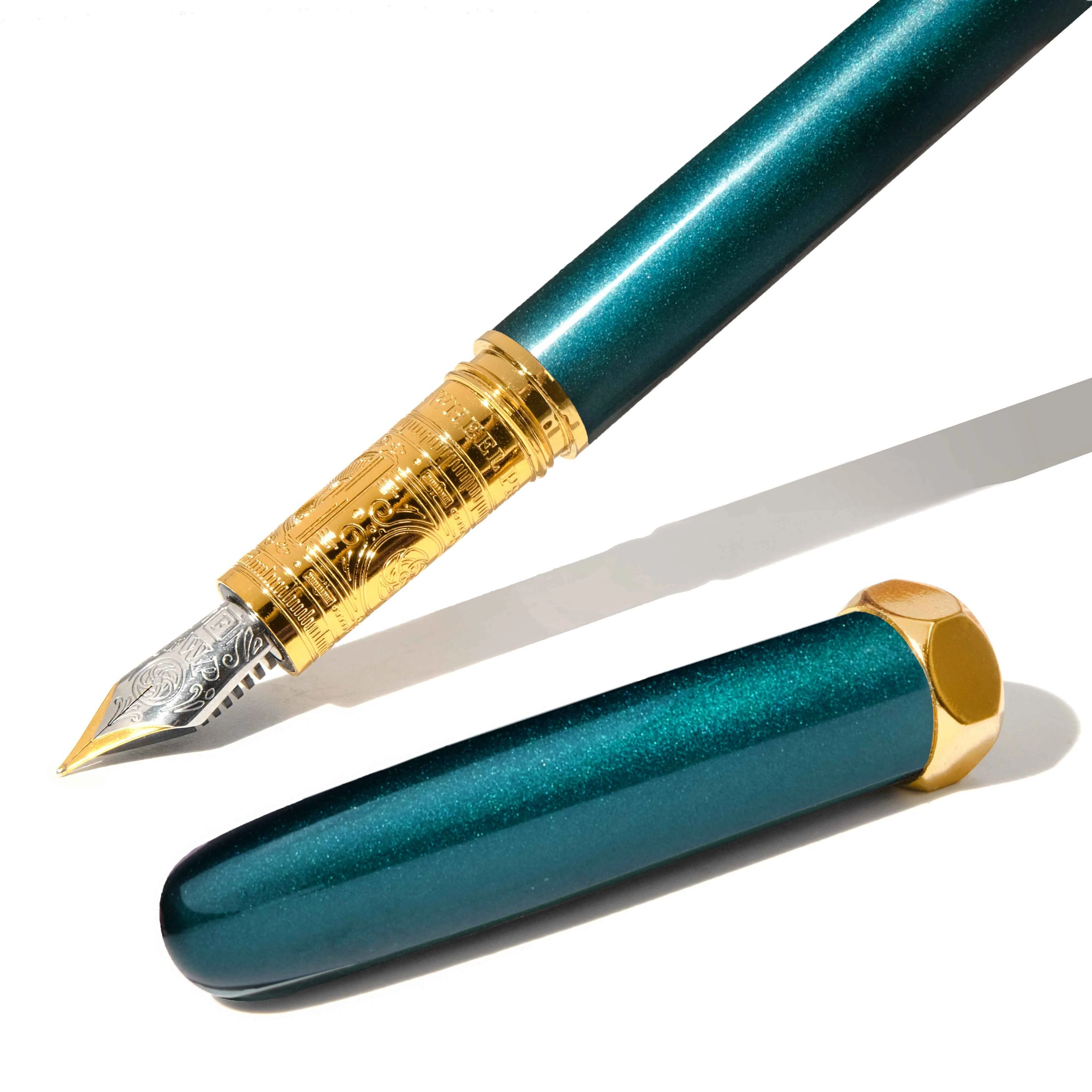 The Bijou Fountain Pen - Printmaker's Teal - Image 5