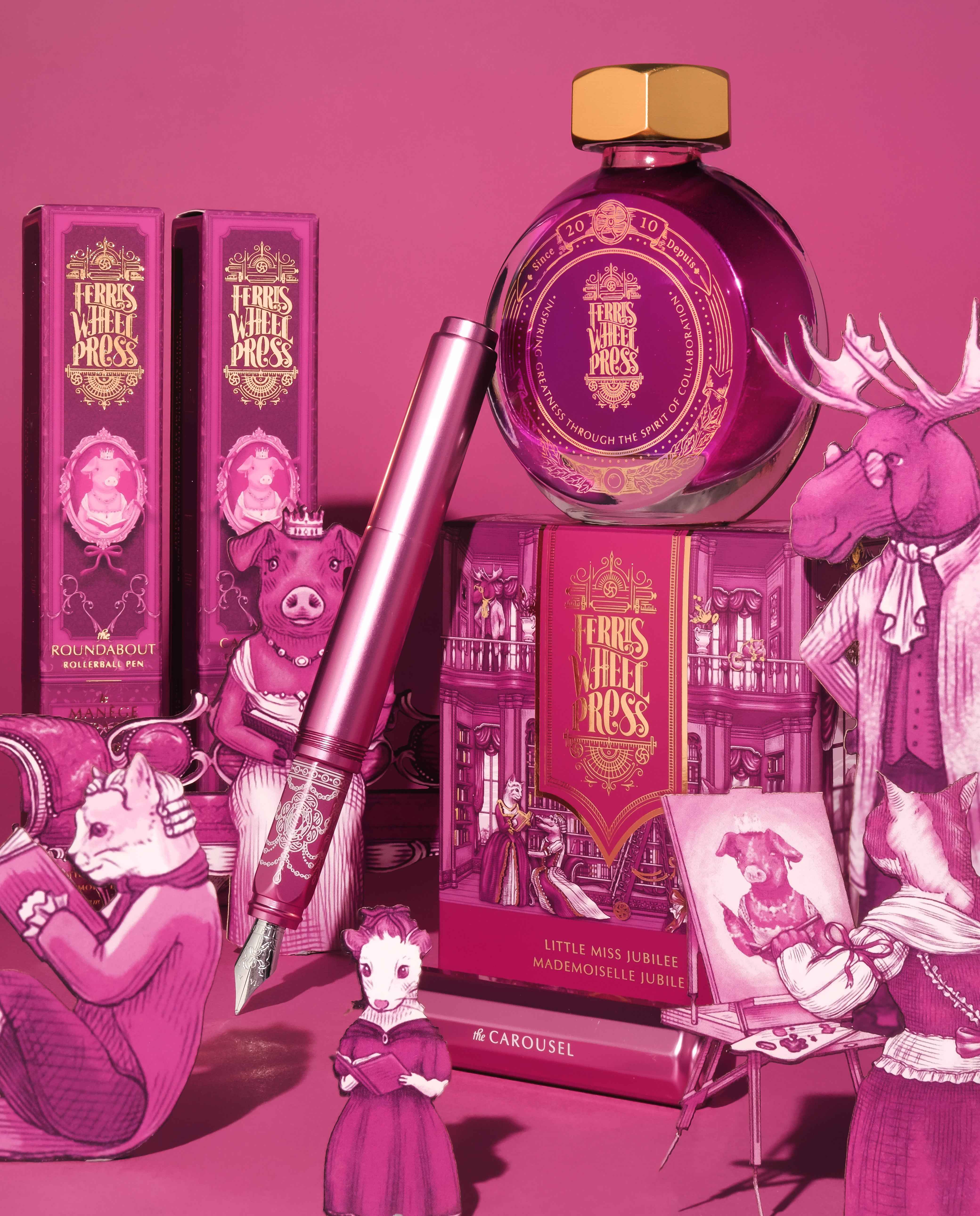 Honorary Edition | The Carousel Fountain Pen - Little Miss Jubilee - Image 8