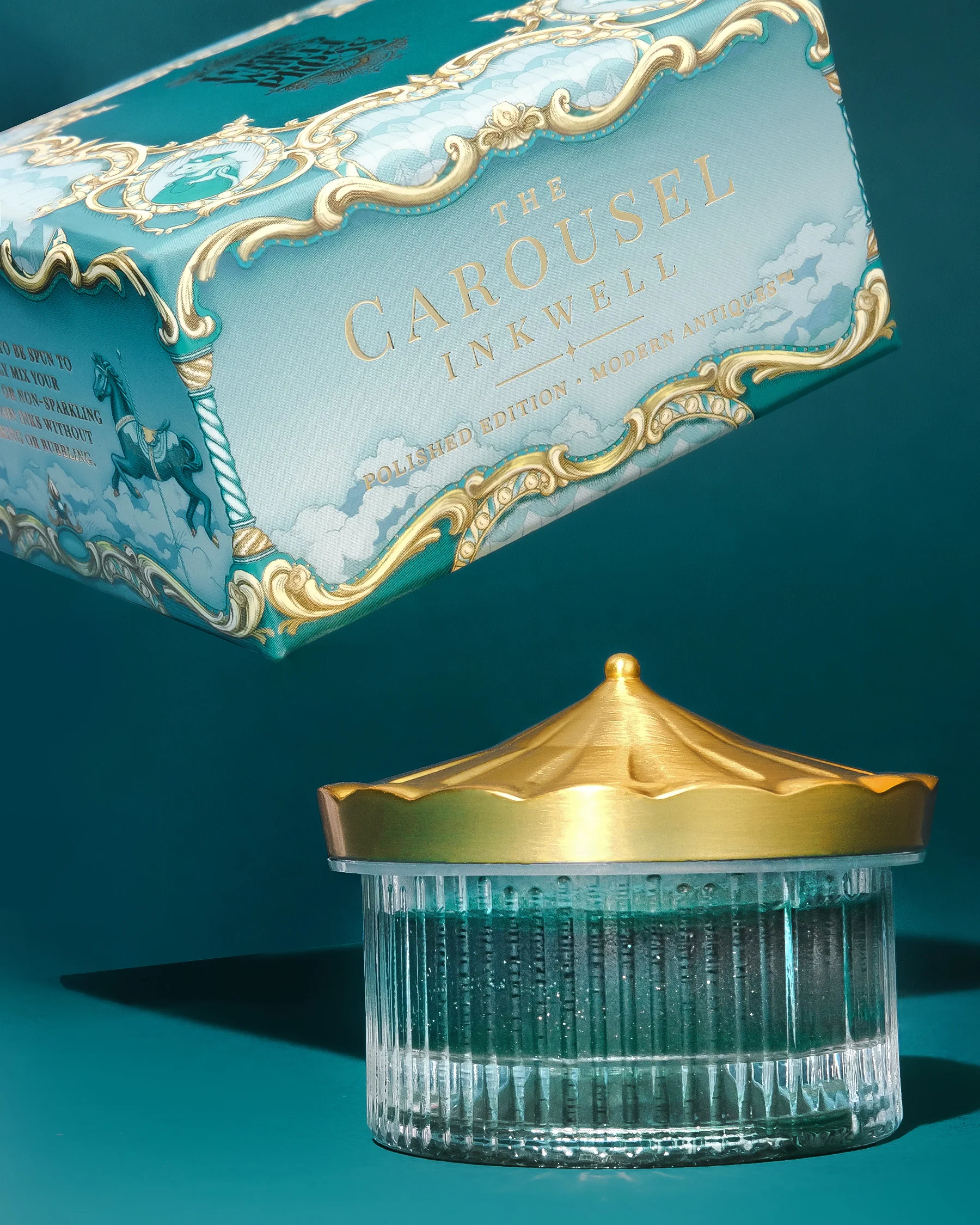 The Carousel Inkwell Polished Edition - Modern Antiques - Image 15