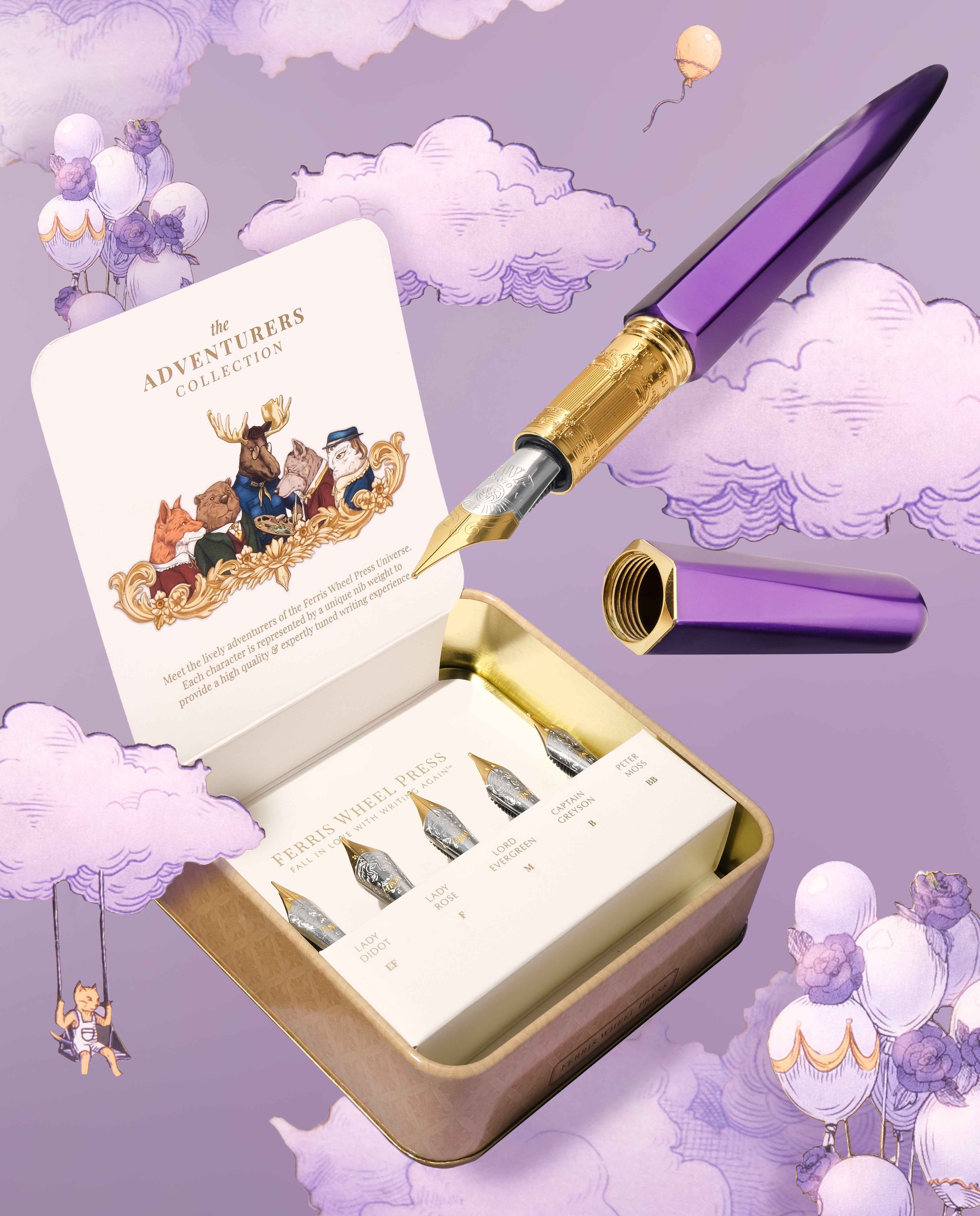 The Marquise Fountain Pen - Aubergine - Image 15