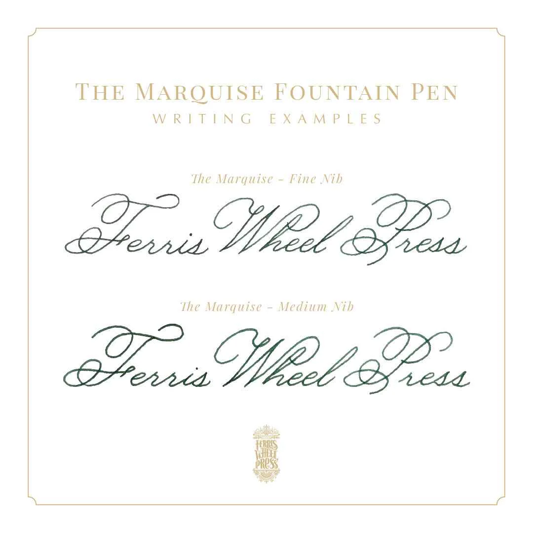 The Marquise Fountain Pen - Nevermore Noir - Image 12