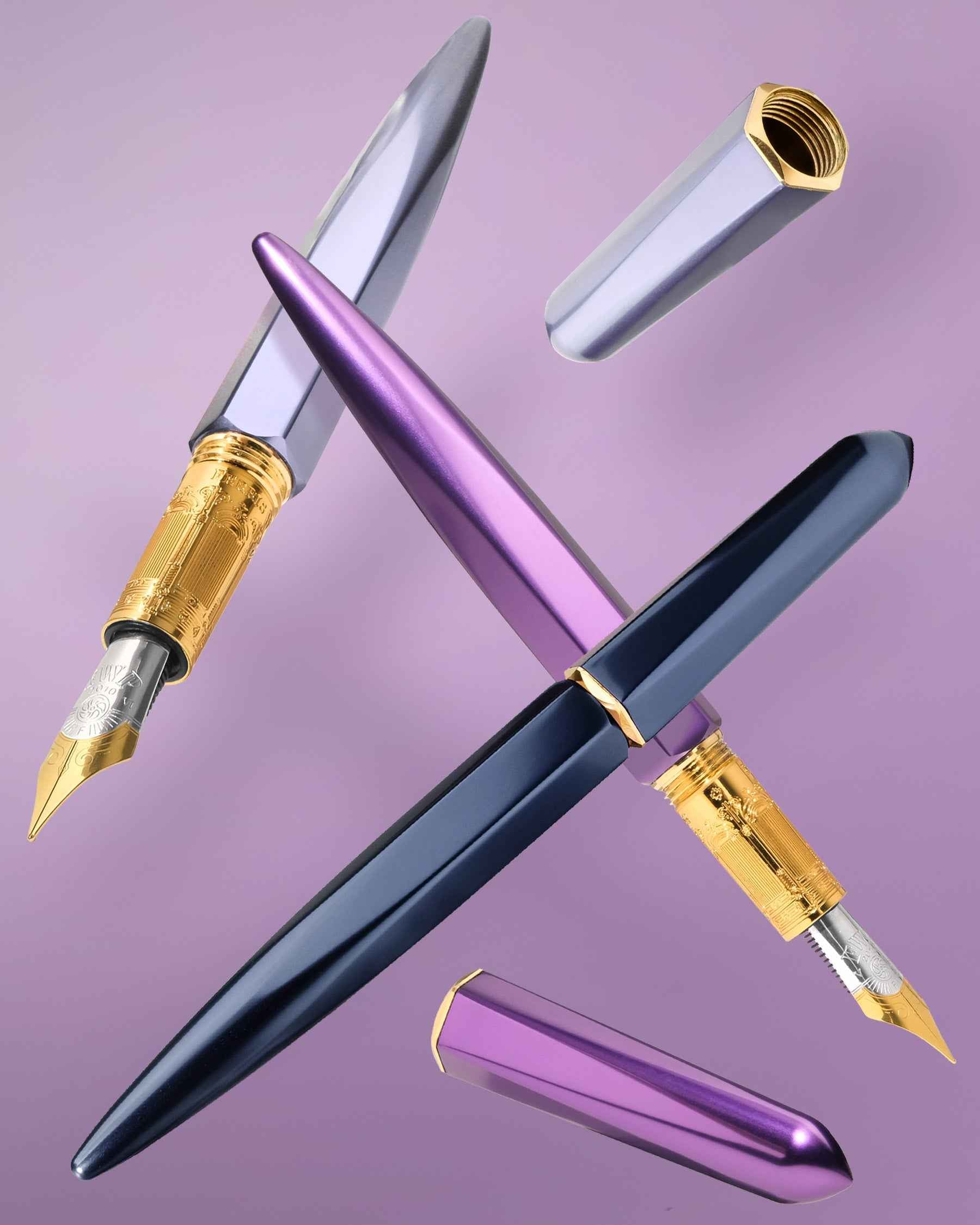 The Marquise Fountain Pen - Pearl Drop Blue - Image 13
