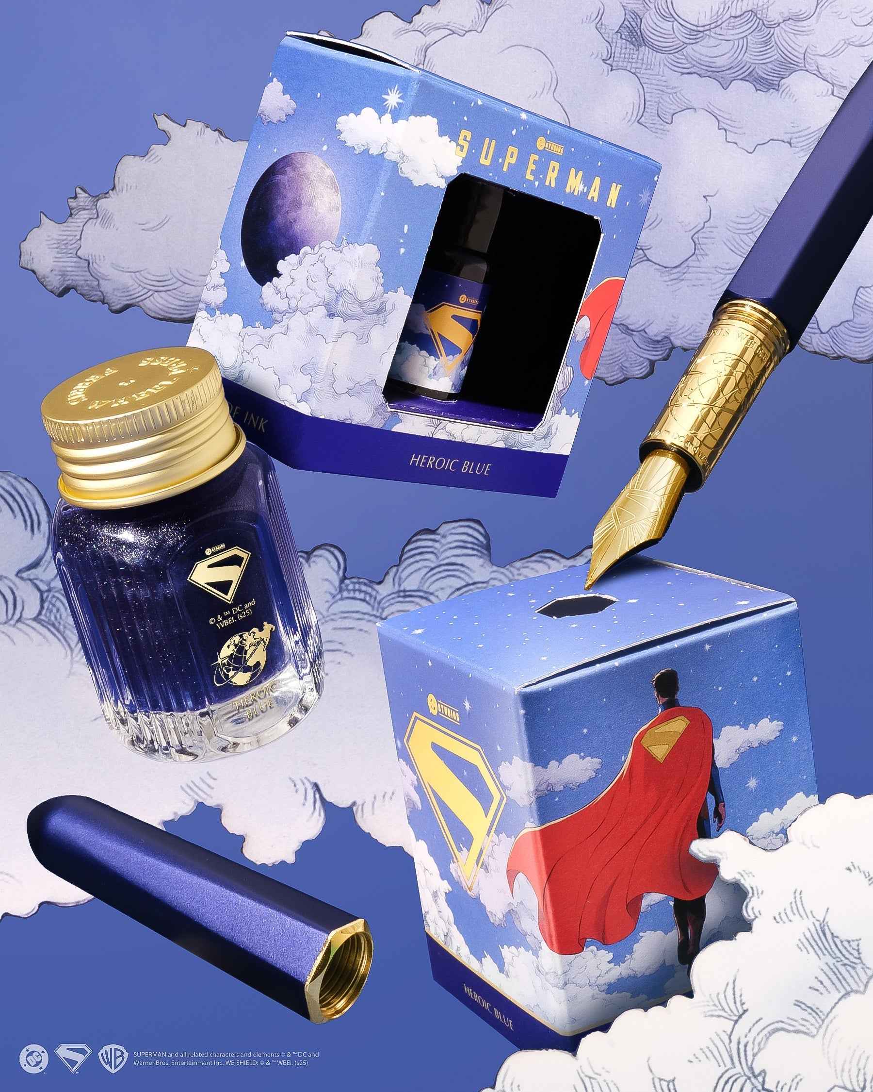 Warner Bros. | Superman | Heroic Blue 10ml Ink - Image 8